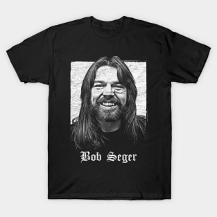 Bob Seger / Vintage Faded Style Fan Design T-Shirt